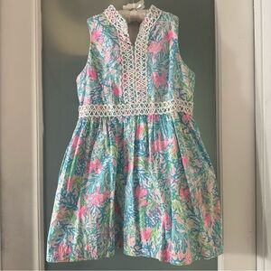 Lilly Pulitzer Mini Franci dress in Coral Bay